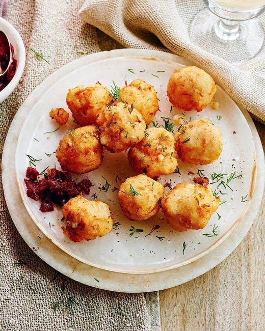 Fried Fish Cakes ??? from DJ Kitchen in Philadelphia, PA