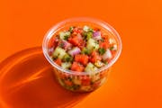 Kachumber (Cucumber Tomato Salad) from Ambo in New York, NY