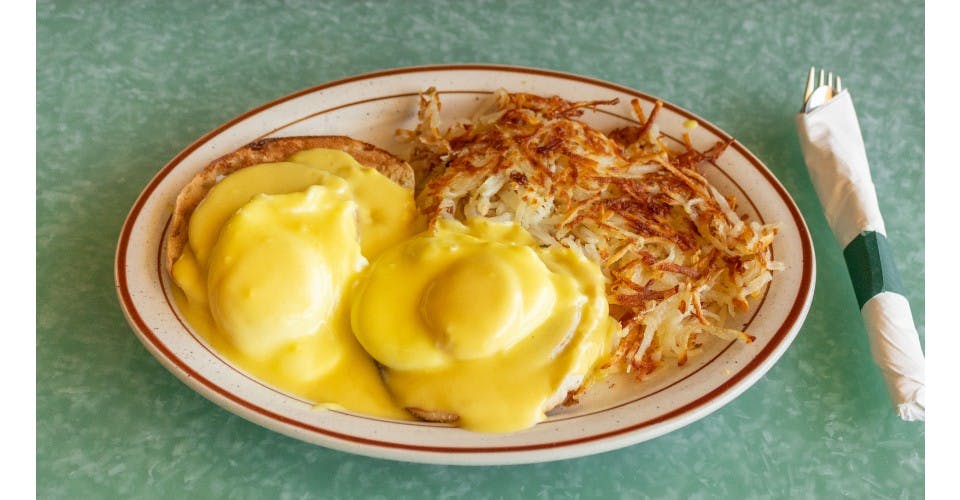 Eggs Benedict from Delta Family Restaurant in Oshkosh, WI