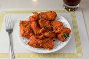 Fish Pakora from Maharani Restaurant in Madison, WI