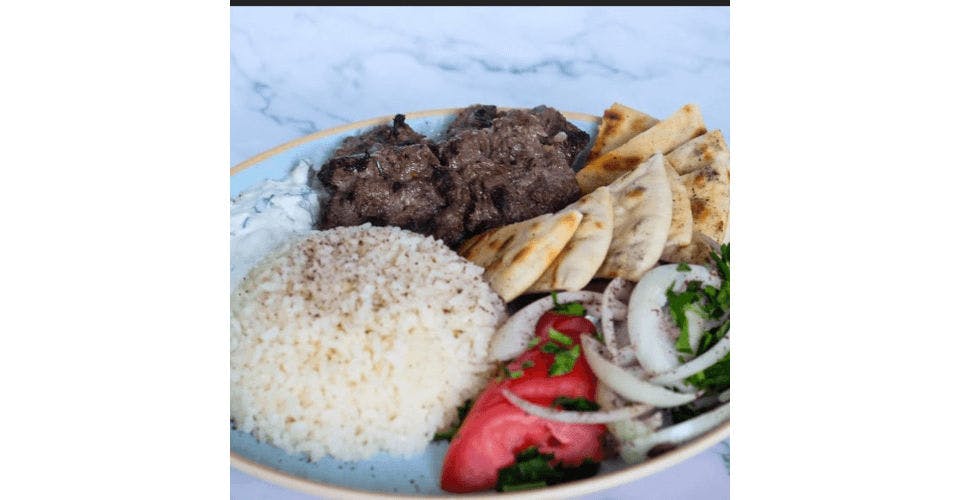 Kofta Plate from The Mediterranean Joint in Madison, WI