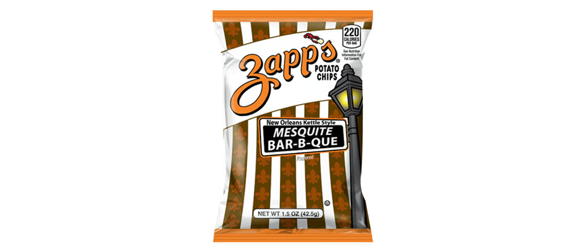 Zapp's Mesquite Bar-B-Que Chips from Potbelly Sandwich Shop - The Greene (119) in Beavercreek, OH
