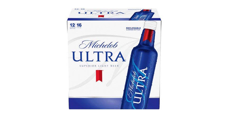 Michelob Ultra: 12 Pack, 16 oz. Aluminum Bottles from Five Corners Liquor & Wine in Cedar Falls, IA