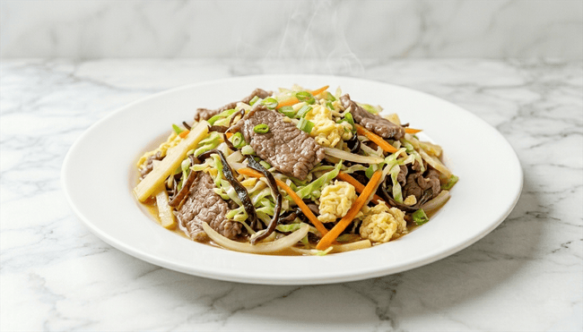 Mu Shu Beef from Autumn Court Chinese Restaurant in Phoenix, AZ