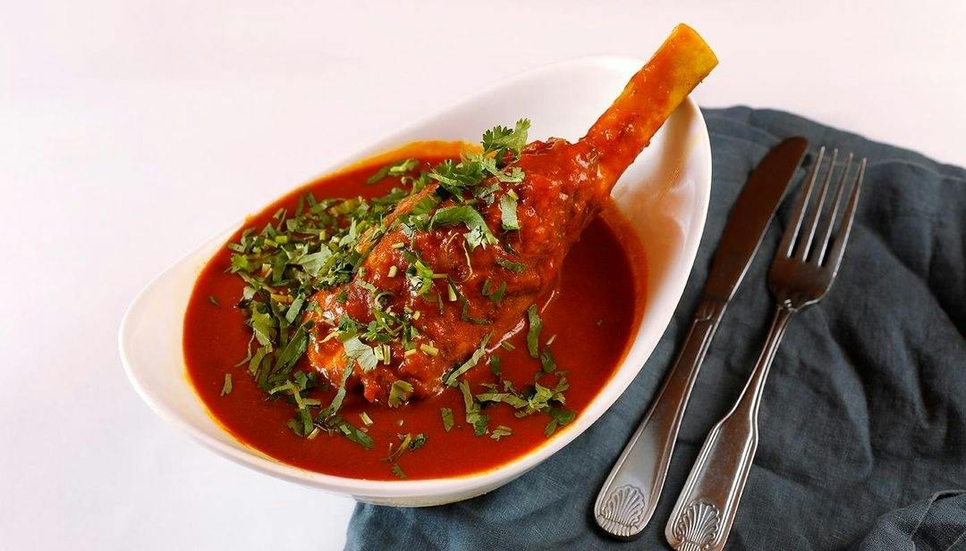 Lamb Shank from OM Indian Cuisine in San Francisco, CA