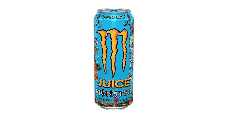 Monster Mango Loco Juice (16 oz) from Casey's General Store: Cedar Cross Rd in Dubuque, IA