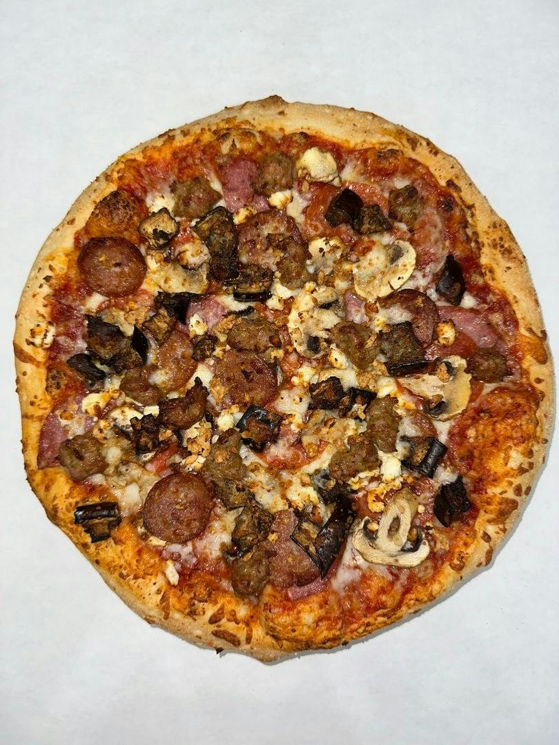 L.A. Super Combo Pizza from New York Pizza in Palo Alto, CA