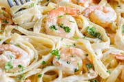 Shrimp Alfredo from Bailey Seafood in Buffalo, NY