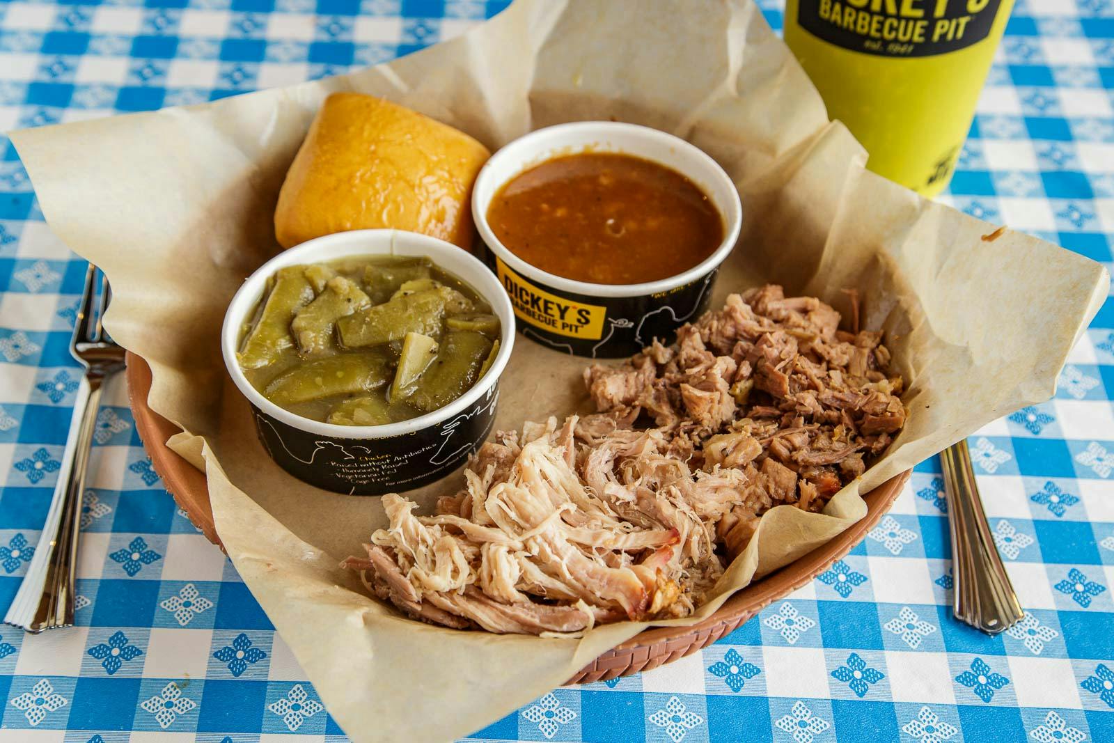 2 Meat Plate from Dickey?s Barbecue Pit - Rancho Mirage in Rancho Mirage, CA