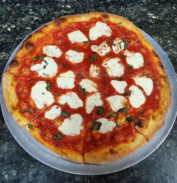 10" Margherita from 4 Brothers Italian Restaurant & Pizzeria in Delray Beach, FL
