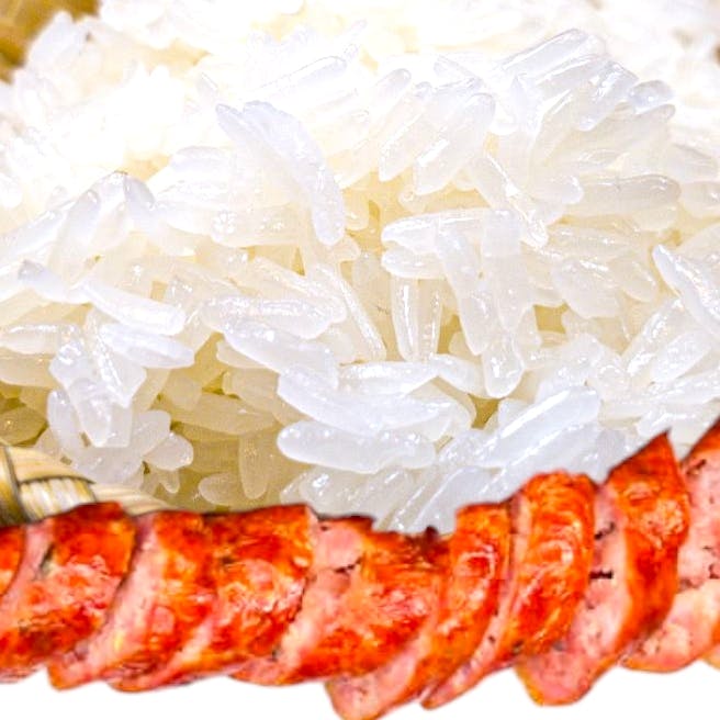 Hmong sausages/ Sticky Rice from Sweet Haus in La Crosse, WI