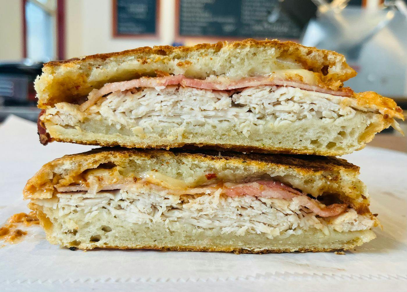 Special Panini- Smokehouse Turkey from Arrosto Delicatessen in Sheboygan, WI