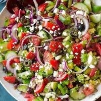 Greek Salad from New York Pizza in Palo Alto, CA