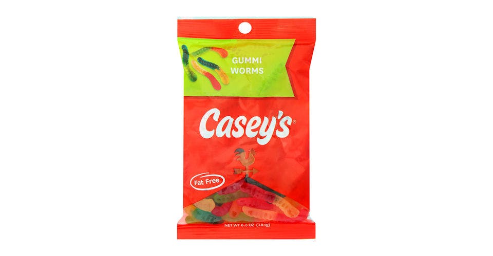 Casey's Gummi Worms (6.5 oz) from Casey's General Store: Asbury Rd in Dubuque, IA