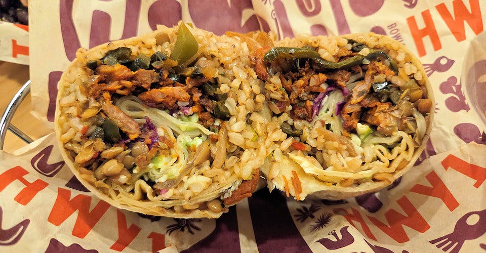 Al Pastor Burrito from HWY1 Bowls & Burritos in Madison, WI