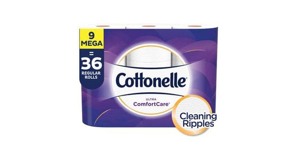 Cottonelle Ultra CleanCare Toilet Paper, Strong Bath Tissue, Septic-Safe (9 ct) from CVS - Central Bridge St in Wausau, WI