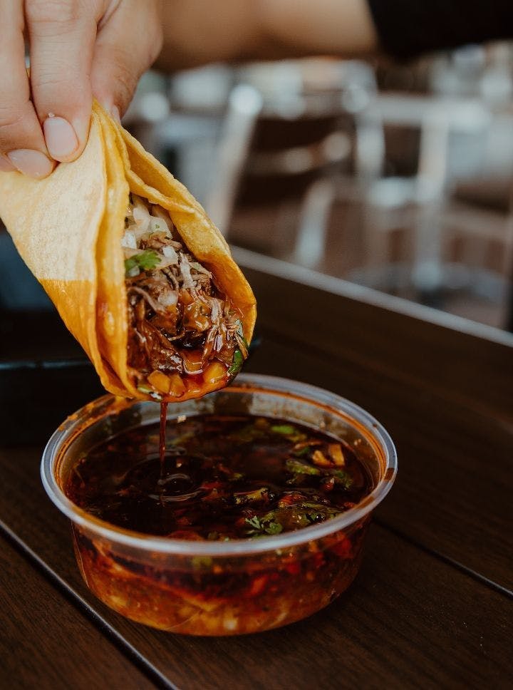 2 Birria Tacos from Brushfire Tacos y Tapas - Happy Valley in Glendale, AZ