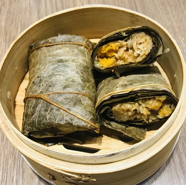 Lotus Sticky Rice Chicken Wrap (3) ??? from DJ Kitchen in Philadelphia, PA