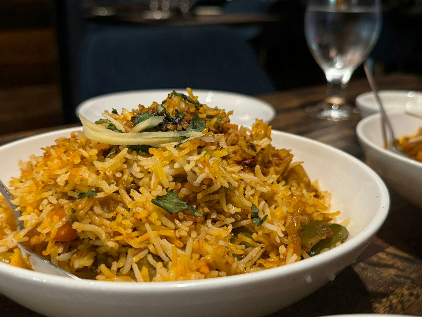 Sura Special Lamb Biryani (V, GF) from Sura Indian Bistro - Chestnut St in Philadelphia, PA