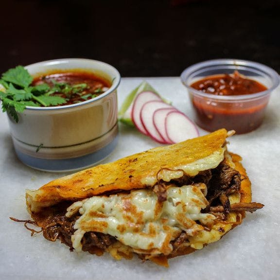 Quesabirria Taco from Planet Taco - 9th Ave in New York, NY