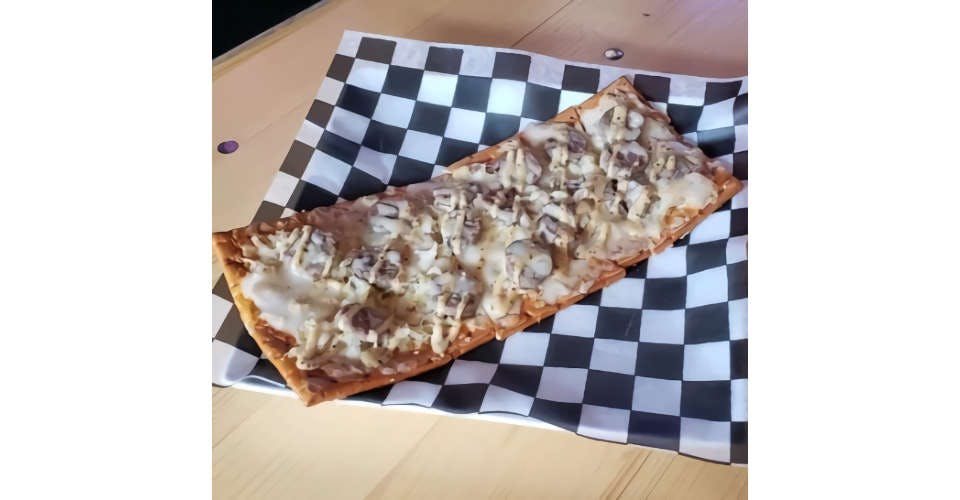 Gourmet German Flatbread from 18 Hands Ale Haus in Fond du Lac, WI