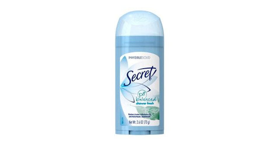 Secret Shower Fresh Invisible Solid Antiperspirant and Deodorant 2.6 oz (2.6 oz) from CVS - Iowa St in Lawrence, KS