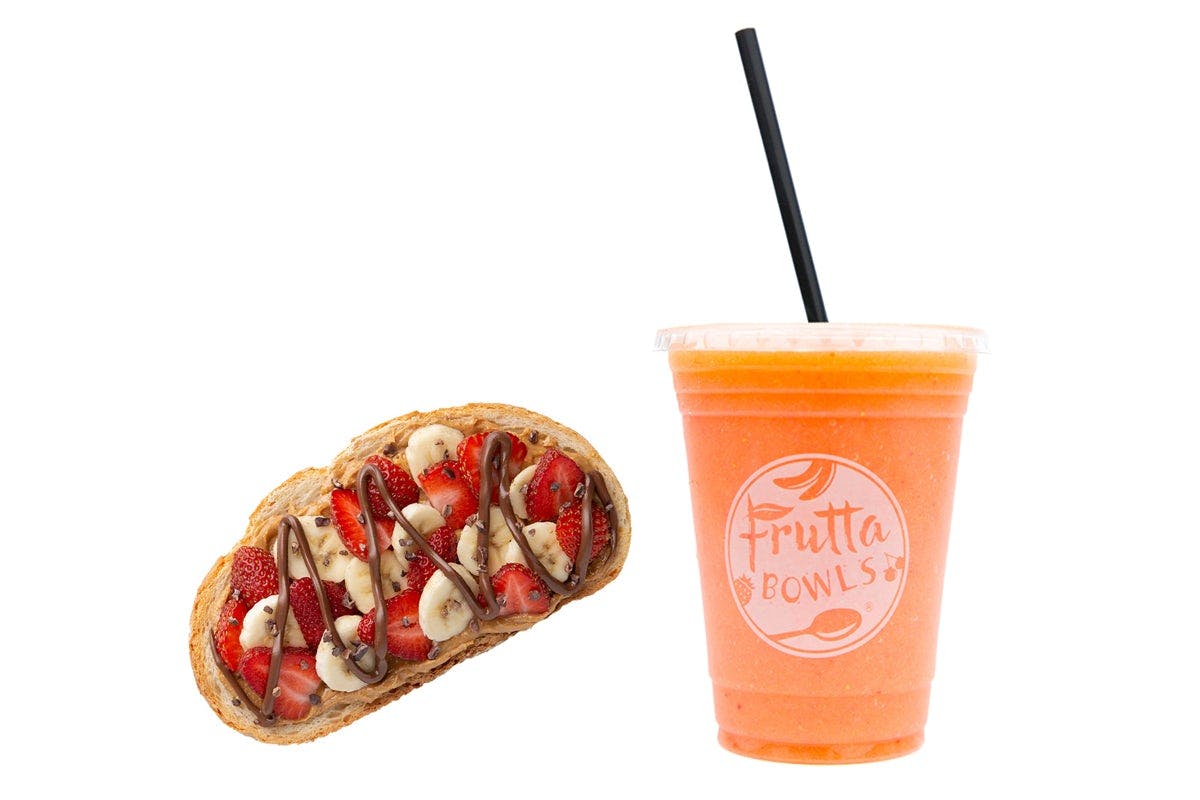 Refresher & Toast from Frutta Bowls - Fair Oaks Mall in Fairfax, VA