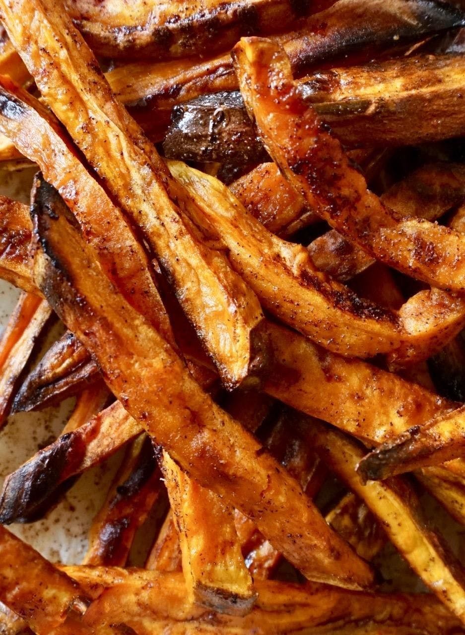 Sweet Potato Fries*** from All American BBQ in West Hills, CA