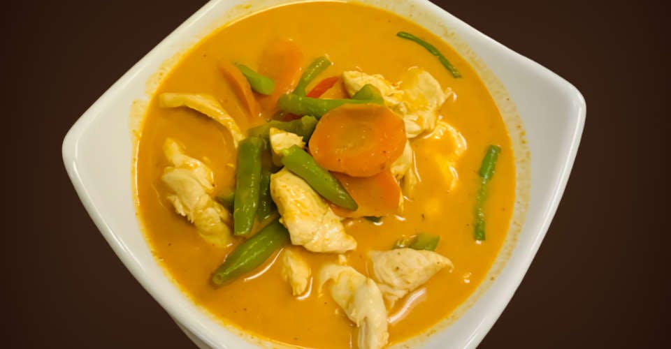 Dinner | Panang Curry from Thanee Thai in Scotch Plains, NJ