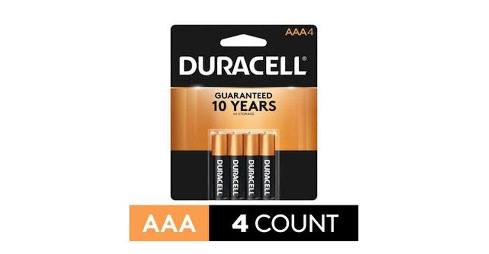 Duracell CopperTop AAA Alkaline Battery (4 ct) from CVS - Central Bridge St in Wausau, WI