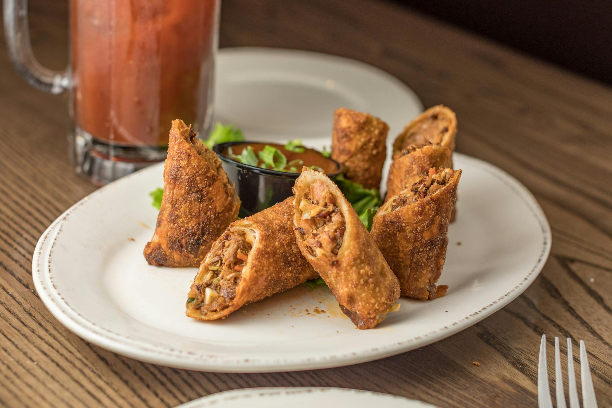 Texas Egg Rolls from Grizzly's Wood-Fired Grill in Eau Claire, WI
