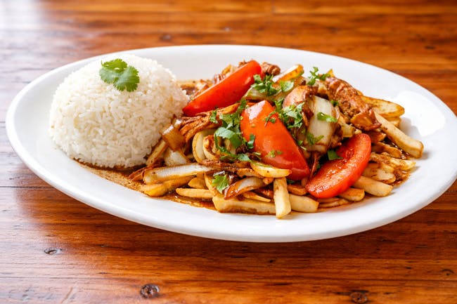 Pollo Saltado from Estacion Inka in Madison, WI