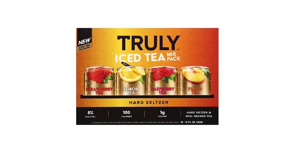 Truly: Iced Tea Mix Pack, 12 Pack, 12 oz. Cans from Five Corners Liquor & Wine in Cedar Falls, IA