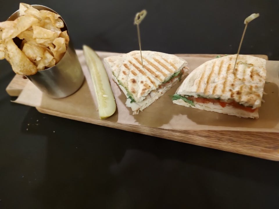 Italian Chicken Panini from The Bottle Room in Green Bay, WI