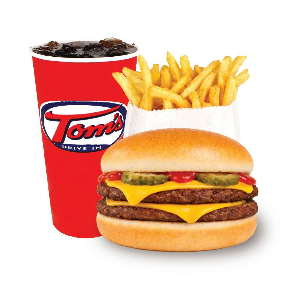 #3 Double Cheese Burger Combo from Tom's Drive In - Sheboygan in Sheboygan, WI