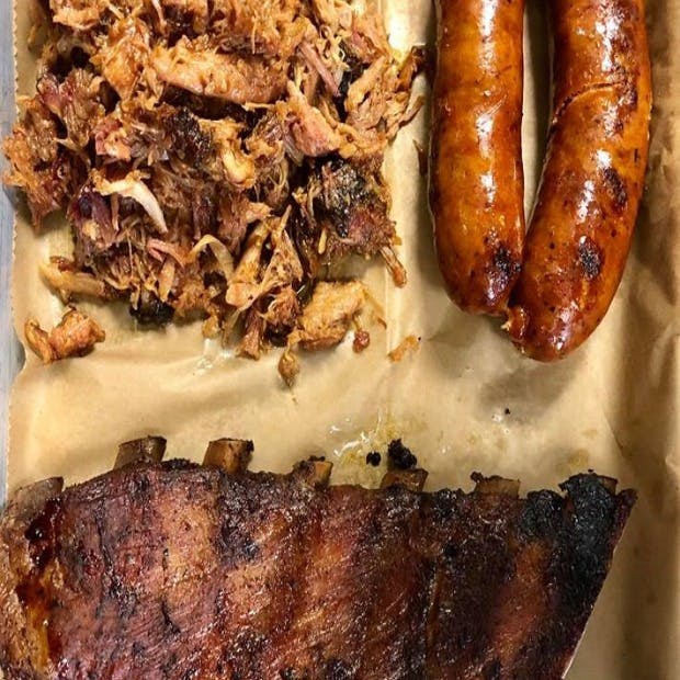 Pitmaster Platter from Parker John's BBQ & Pizza - Green Bay in Green Bay, WI