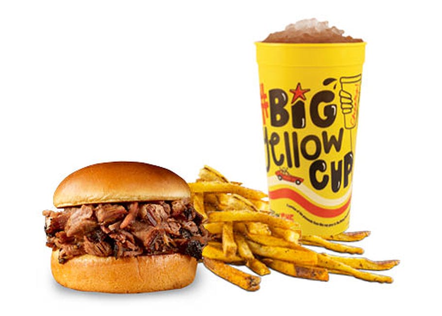 Texas Brisket Sandwich Combo from Dickey's Barbecue Pit: Dallas Wycliff Ave (TX-0146) in Dallas, TX