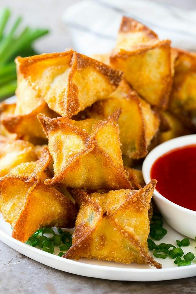Crab Rangoon from Thai Basil Restaurant in Ithaca, NY