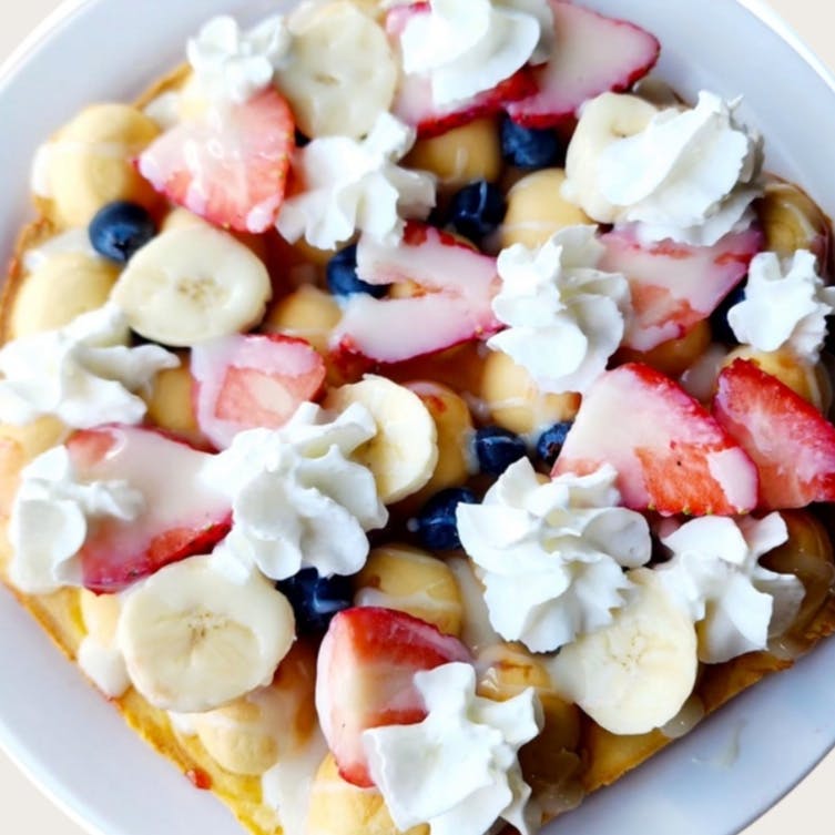 Sweet Trio Waffle from Sweet Haus in La Crosse, WI