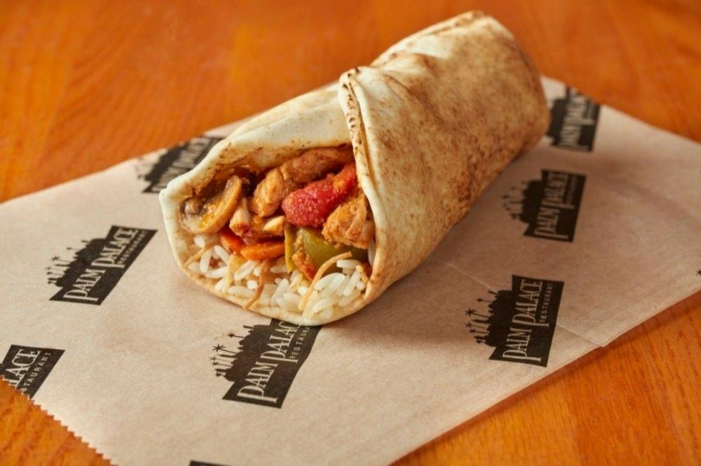 Lunch | Chicken Ghallaba Sandwich from Palm Palace Restaurant in Ann Arbor, MI