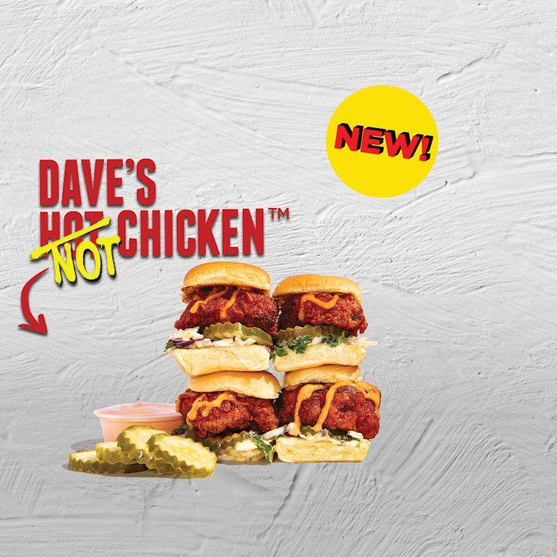 Dave's NOT Chicken Mini Sliders (Cauli) from Dave's Hot Chicken - E Pike St in Seattle, WA