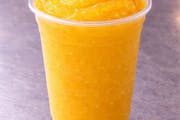 Slushy (Mango lemonade) from The Fatty Patty-76th St (To-Go) in Milwaukee, WI