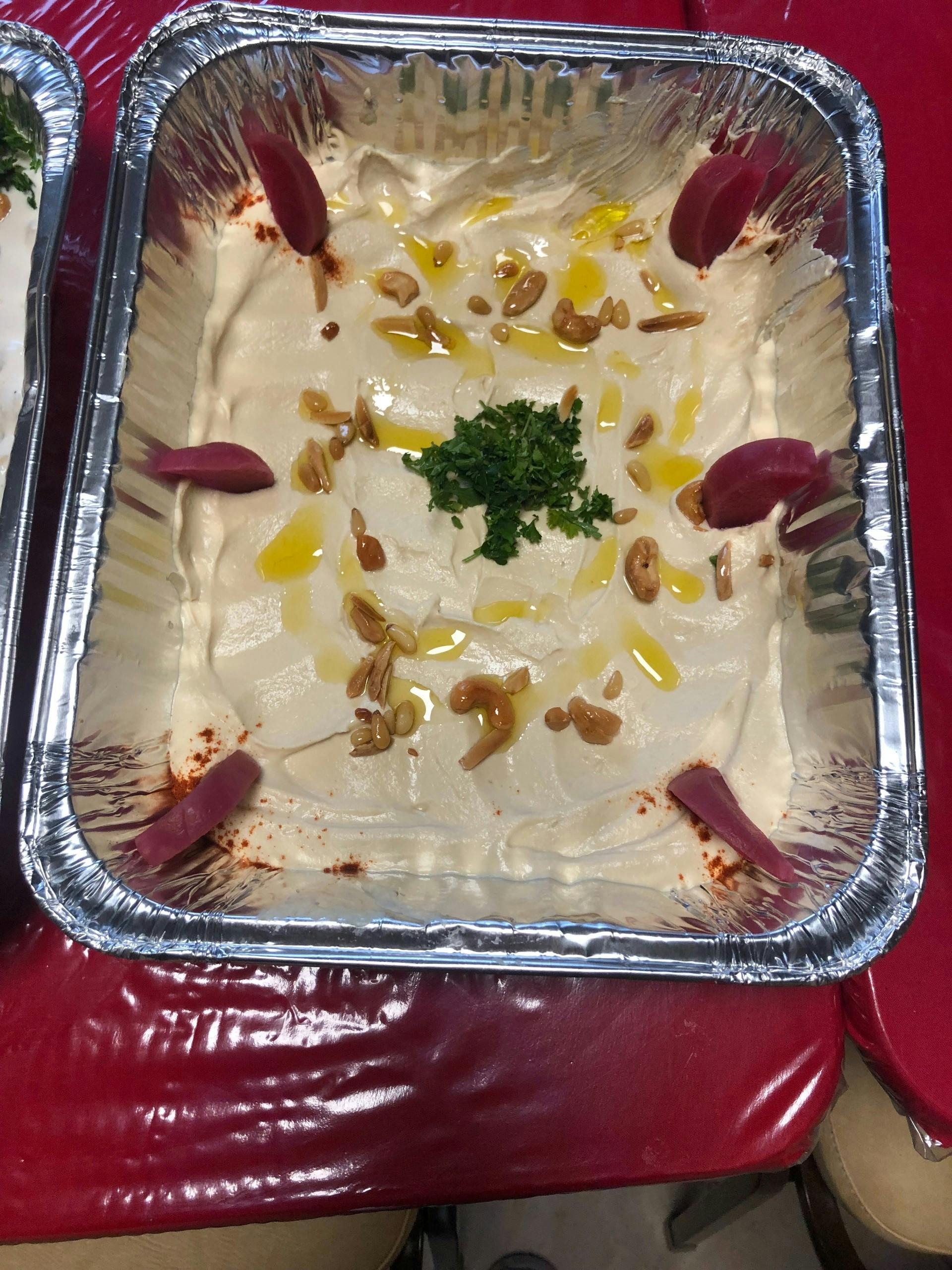 Hummus from Go Go Gyro Grill in Columbus, OH