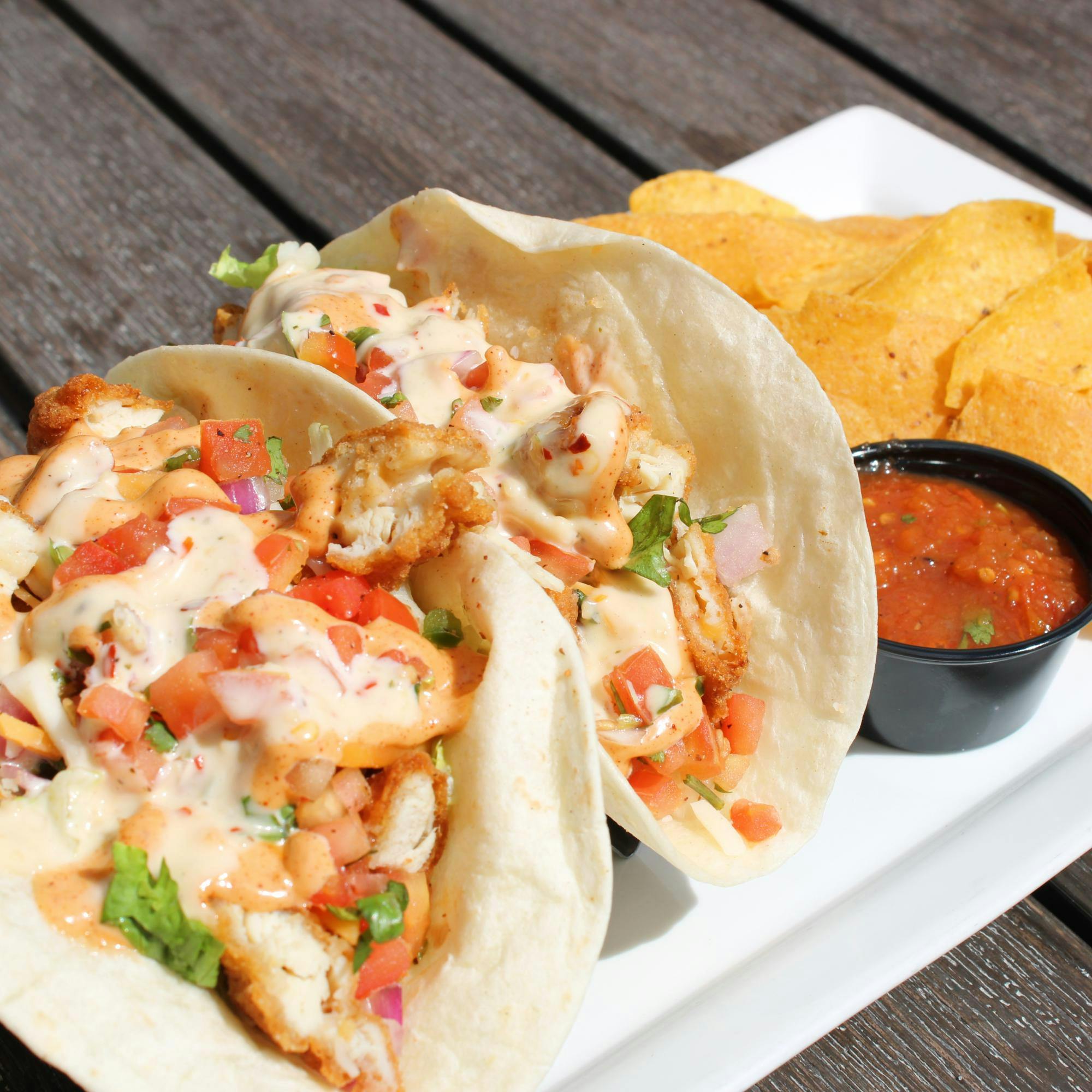 Crispy Chicken Tacos from Holidays Pub & Grill in Appleton, WI