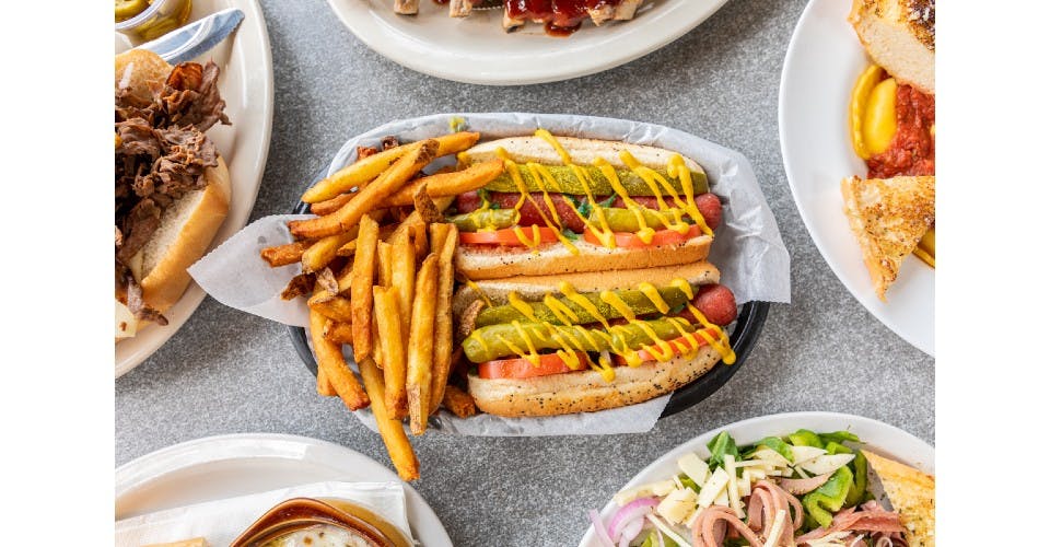 Chicago-Style Dogs from Pasquale's International Cafe in De Pere, WI