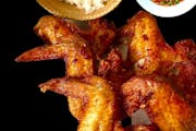 Chicken Wings/Sticky Rice from Sweet Haus in La Crosse, WI