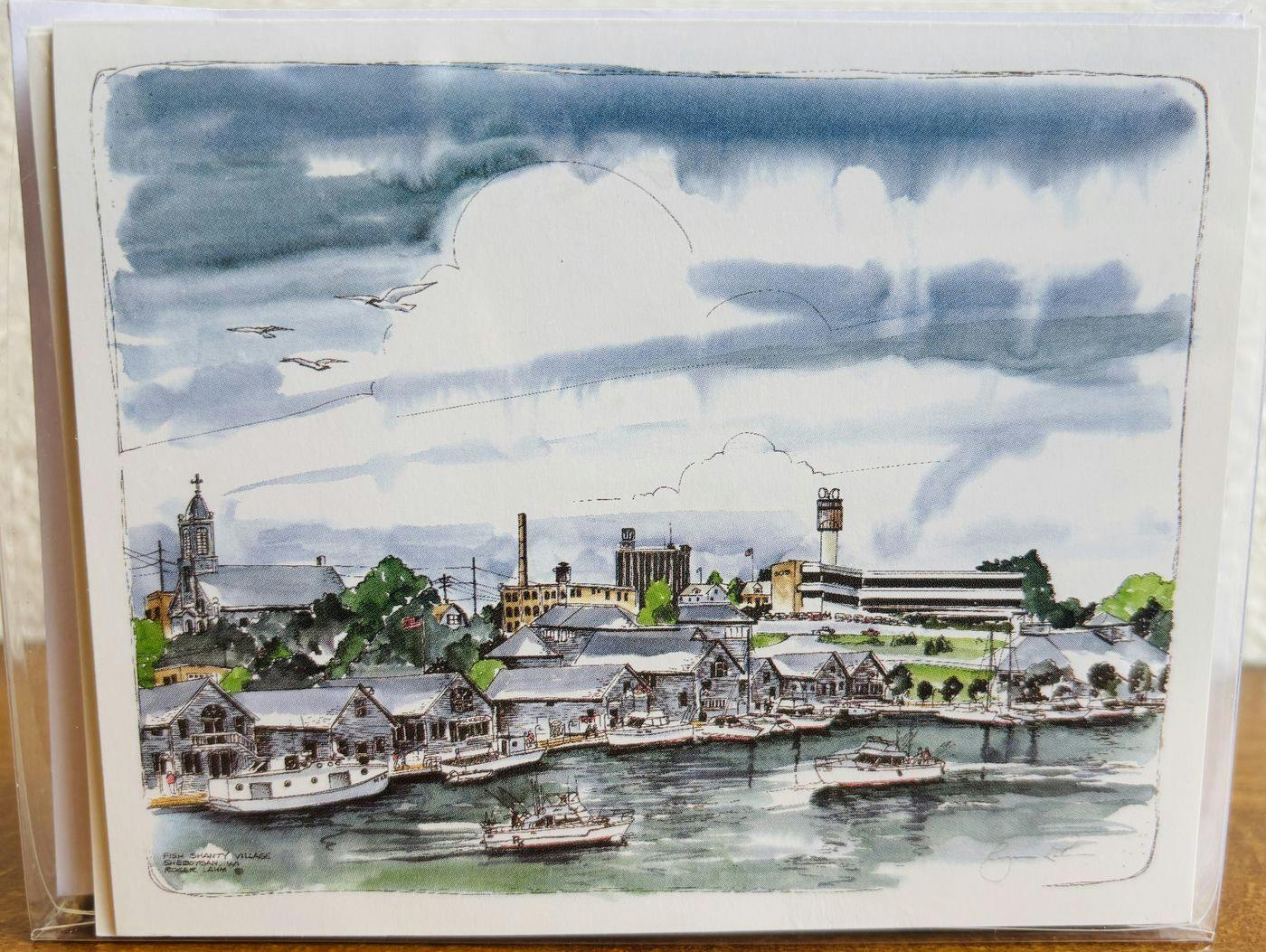 Sheboygan Area Note Cards by Roger Lahm from Arrosto Delicatessen in Sheboygan, WI