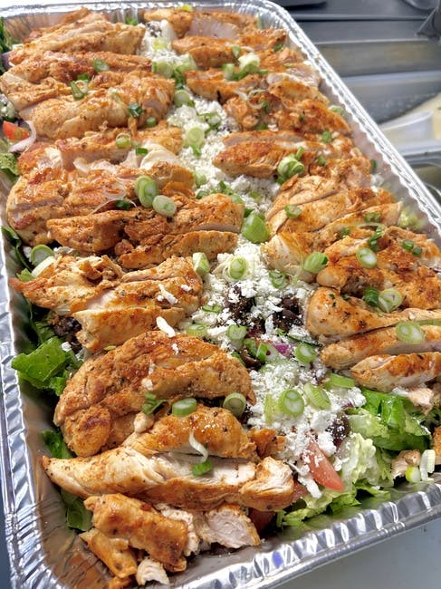 Chicken Souvlaki Tray from Bailey Seafood in Buffalo, NY