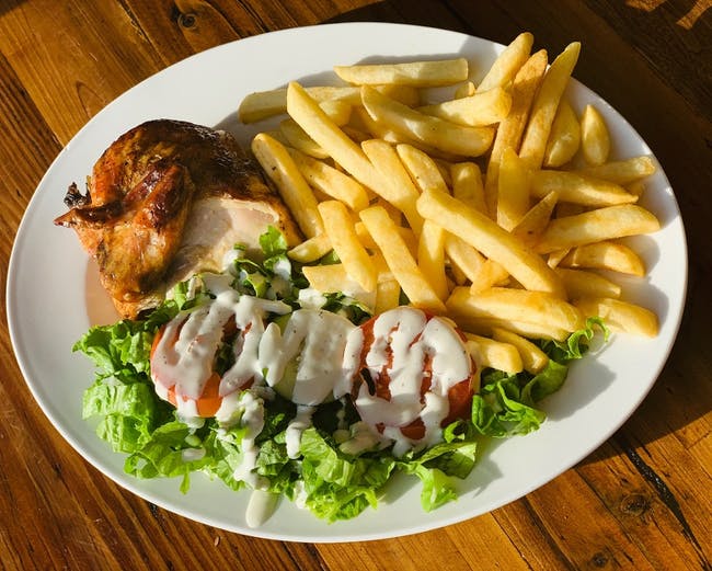 Pollo a la Brasa from Estacion Inka in Madison, WI