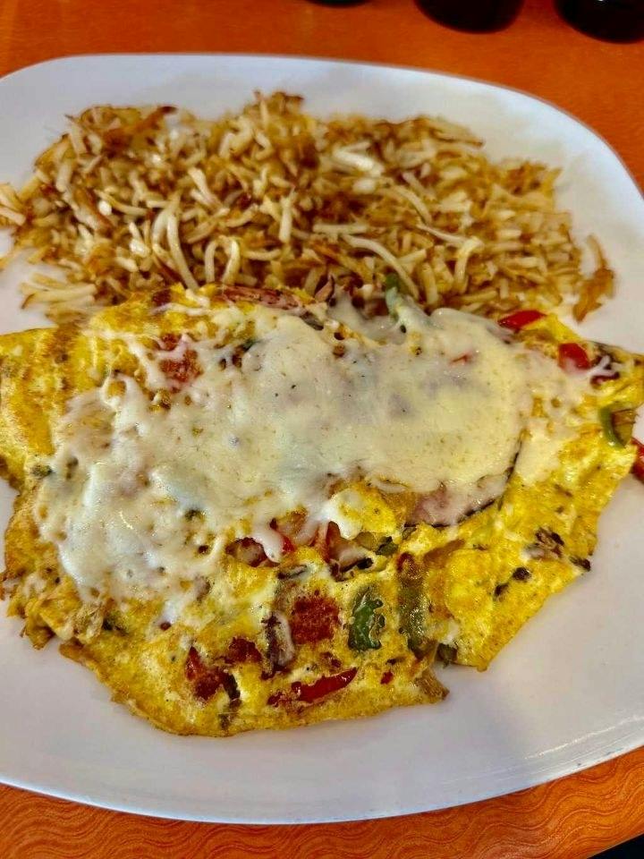 Omelette Veggie from Silly Serrano Mexican Restaurant in Eau Claire, WI